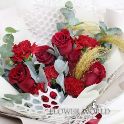 Roses and Carnations Bouquet