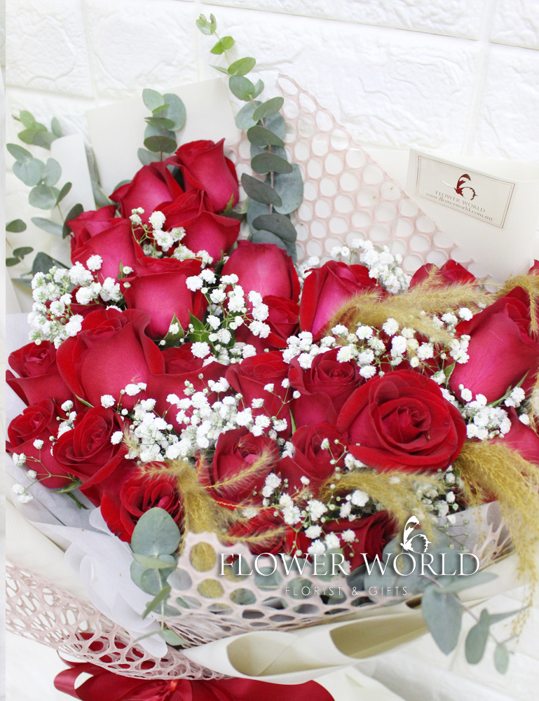 Roses Baby's Breath Love Subang Florist USJ Florist