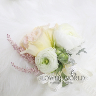 Imported flowers Pinned Corsage