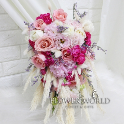 Casading Bridal Bouquet