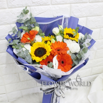 Sunflower & Daisy bouquet