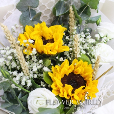 Sunflower & Eustoma Bouquet