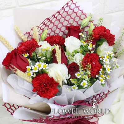 Rose and Carnation Bouquet