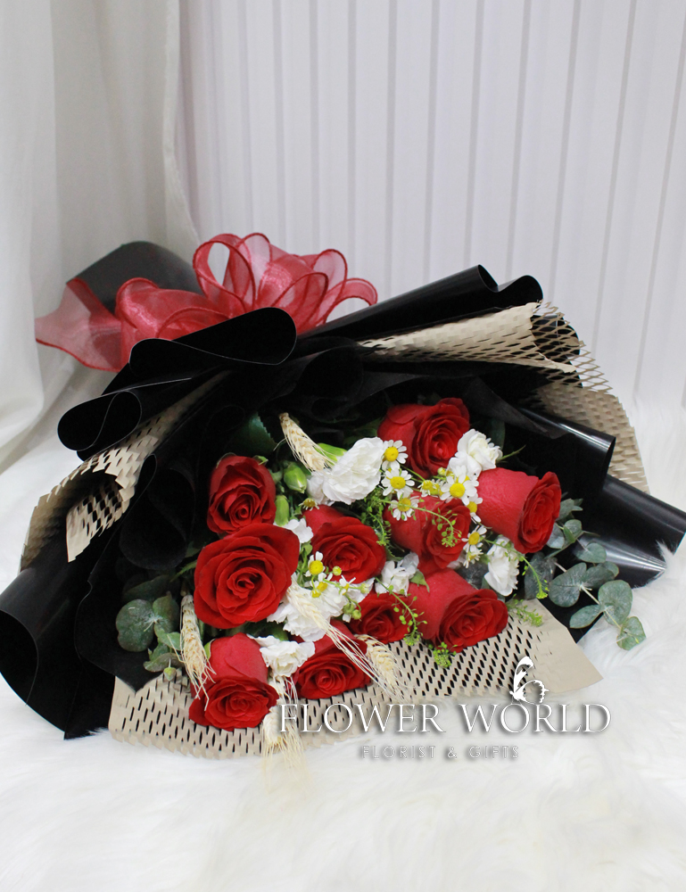 Valentine's Gift flowers with delivery online florist Subang