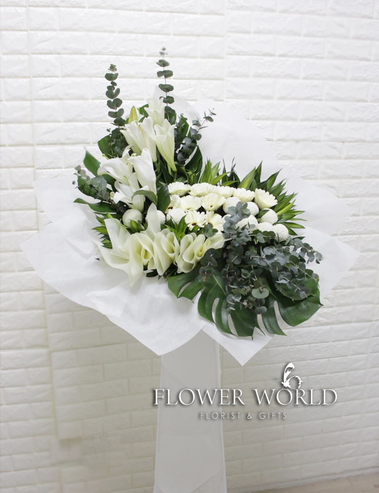 Wreath Condolence Bereavement Funeral Flowers Sympathy Flowers