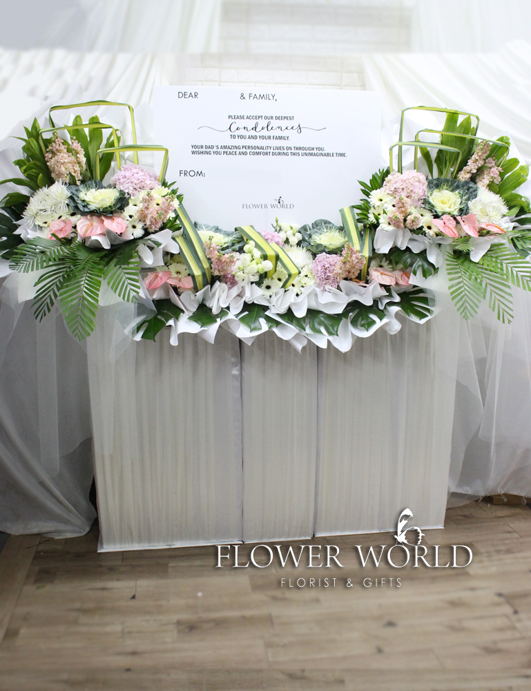 Extra Large Condolence Wreath Stand