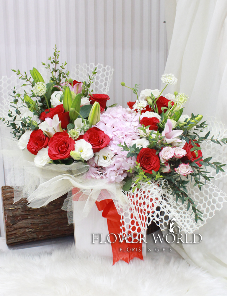 Flower box arrangement