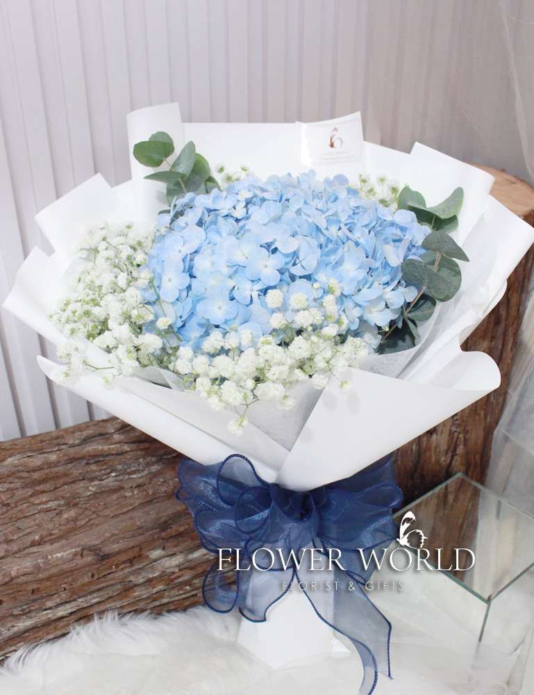 Blue Hydrangea Boquet