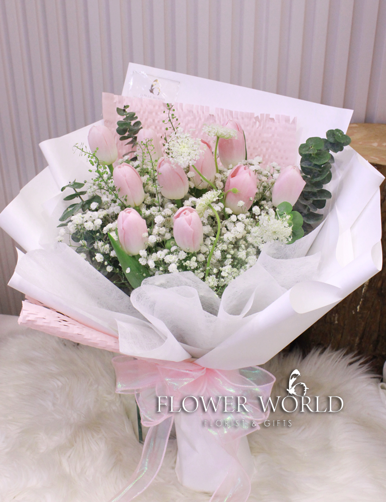 Pink Tulip Bouquet