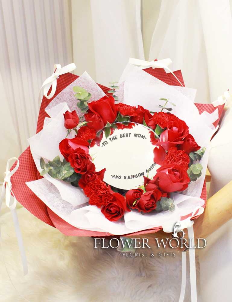 Mirror Red Bouquet
