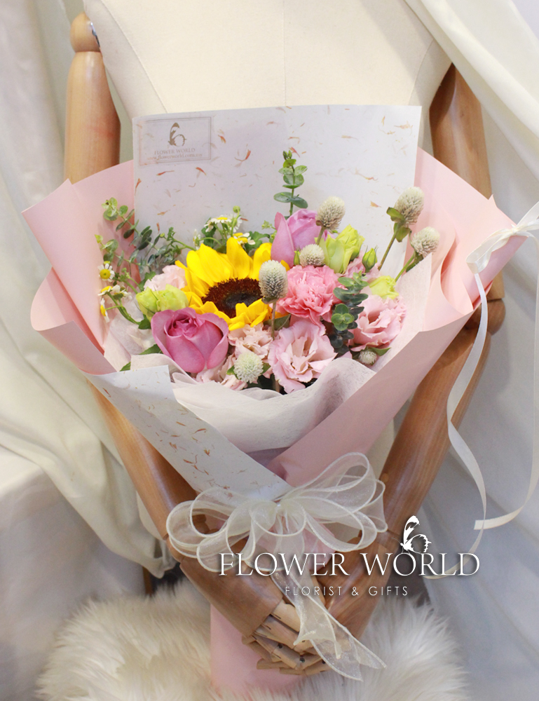 Pastel Sunflower Bouquet