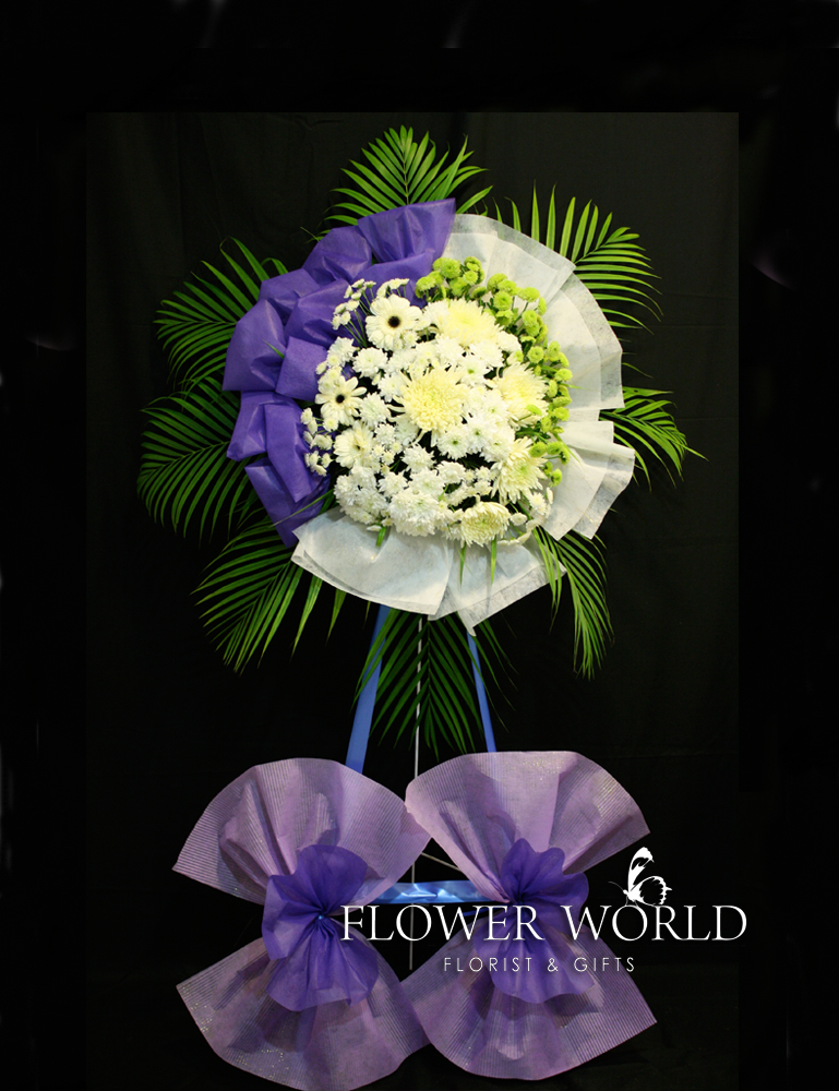Wreath Flowers Sympathy Flowers Condolence Flowers Funeral Flowers KL Florist Florist