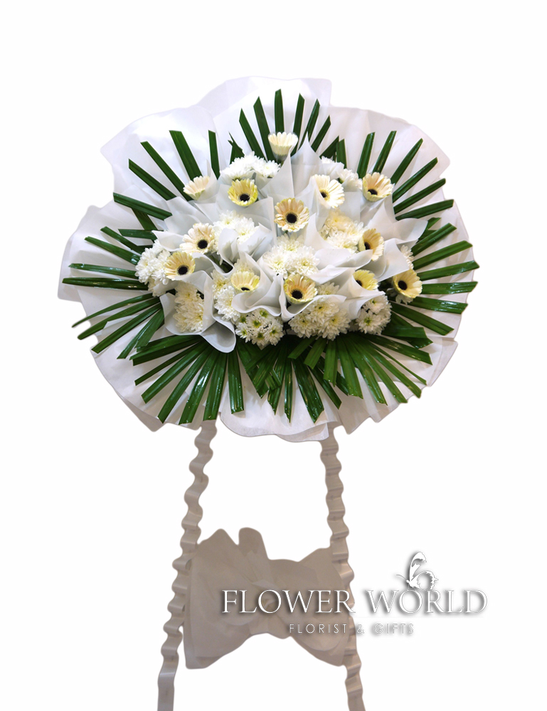Wreath Flowers Sympathy Flowers Condolence Flowers Funeral Flowers KL Florist Florist