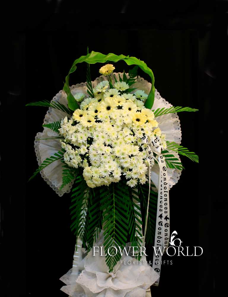 Wreath Condolence Flower Condolence Stand Bereavement Flower