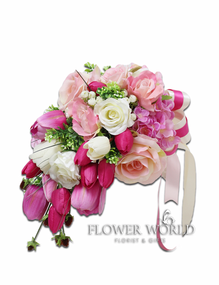 Artificial Flower Artificial Tulips Artificial Roses Artificial Hydrangea Colourful