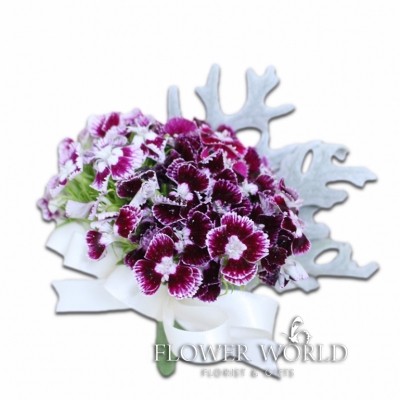 Sweet William Pinned Corsage