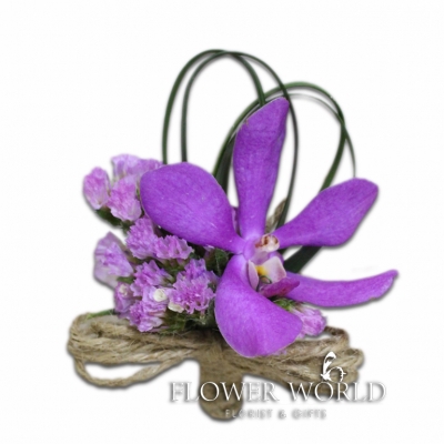 Orchid Pinned Corsage