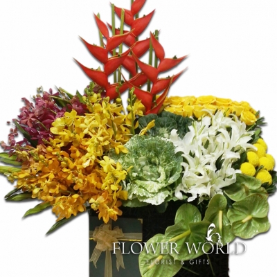 Assorted Premium Flower Basket