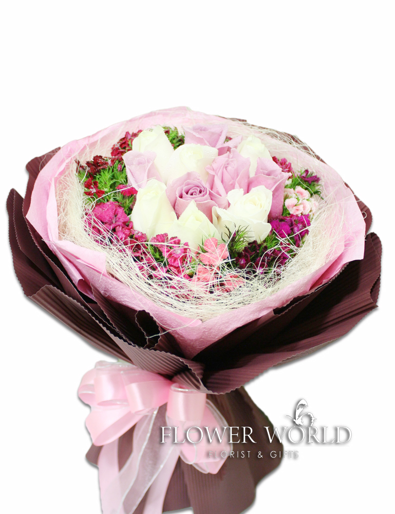 Purple Roses Fresh Roses White Roses Online Flowers Online