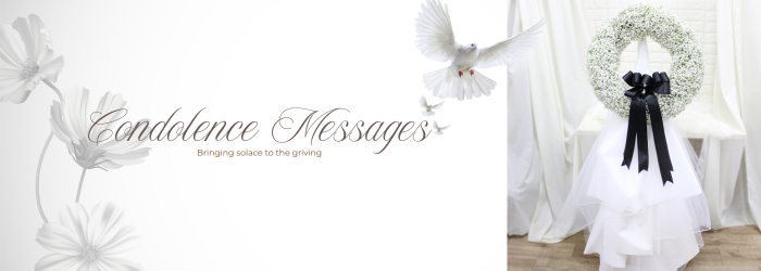 Condolence Message